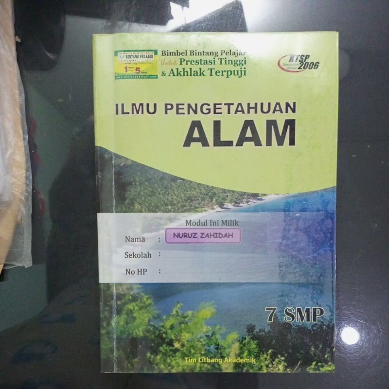 

IPA kelas 7 Bintang Pelajar