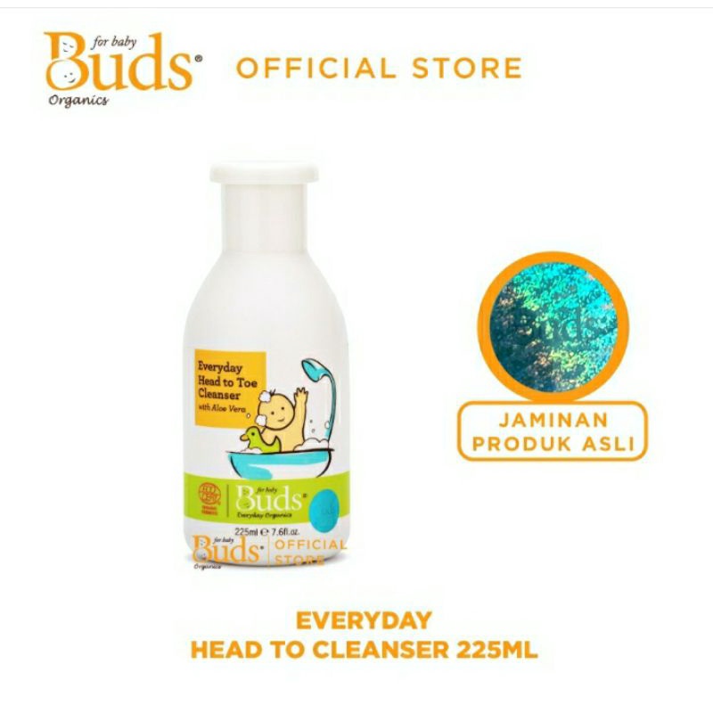 Buds Everyday Head to Toe Cleanser 225 ml/Sabun Mandi Bayi