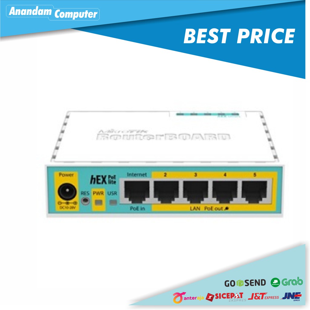 Mikrotik RB951Ui-2HnD - 2.4GHz AP with 5 Ethernet and PoE Output