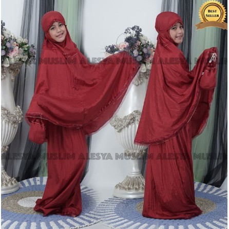 Mukena Anak Parasut Daffa/Best Seller/Harga Grosir/Bisa Bayar di Tempat