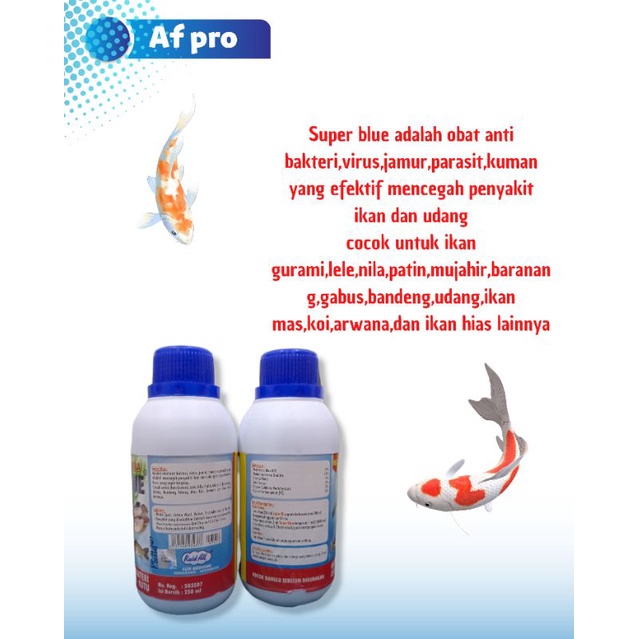 Obat Ikan anti jamur RAID ALL SUPER BLUE 250ML