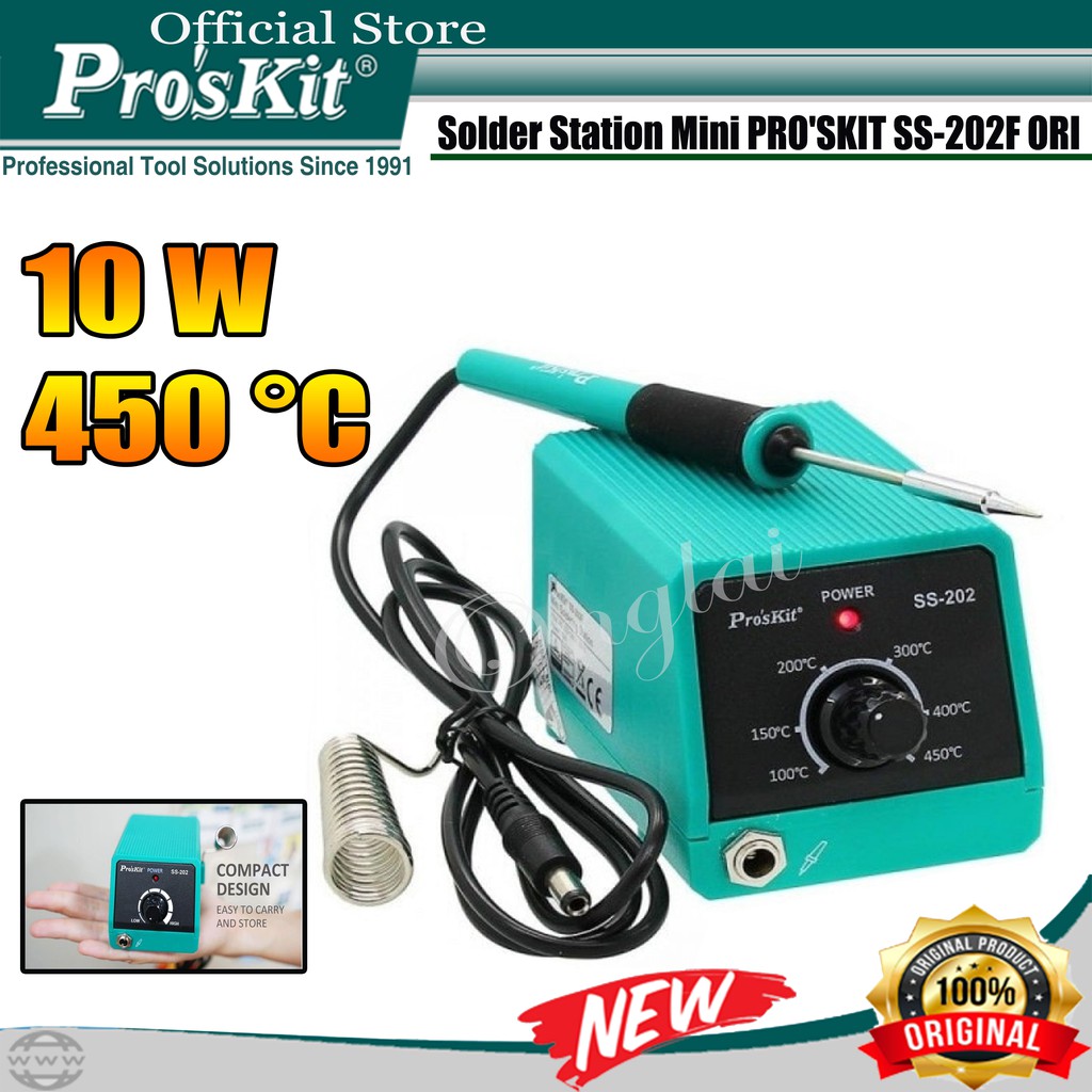 SOLDER STATION MINI PRO'SKIT SS-202F 10W ORIGINAL