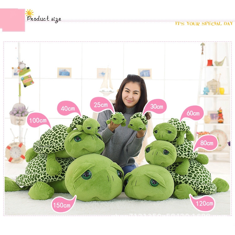 big eyed turtle plush