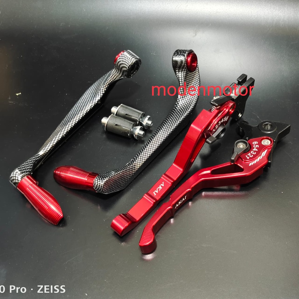 Handle variasi Handle Full cnc plus Proguard carbon sabit vixion fu mio beat aerox nmax vario tiger Pcx  dll