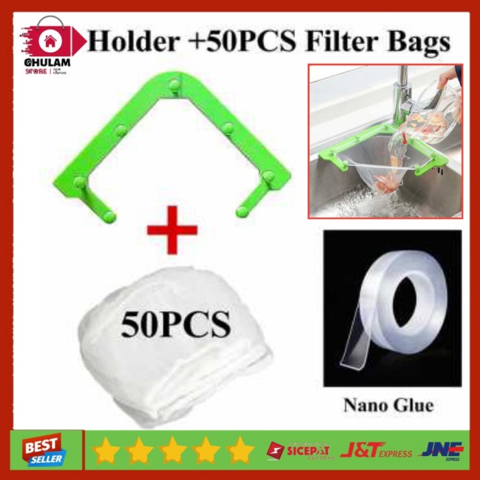 Tempat Sampah Wastafel Saringan Bak Cuci Piring Triangle Sink Drainage