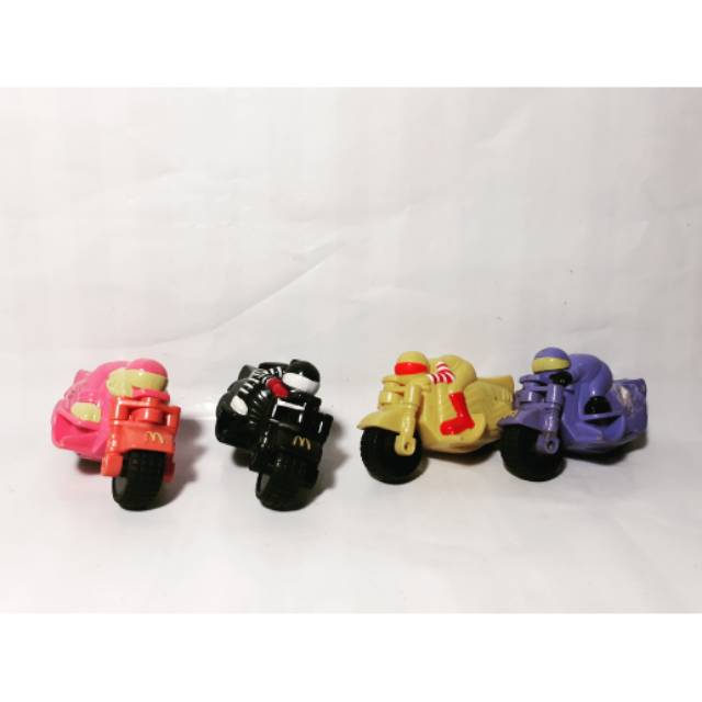 Maskot Ronald Birdie Grimace Hamburglar Racing Balap Motor Race Happy Meal Mcd Motogp Wsbk Super Bik