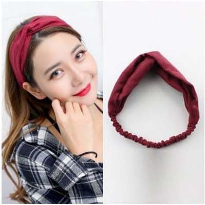 Bandana headband Silang Soulmate Chibbi / Daleman Jilbab / Bando Silang_Lynn Design