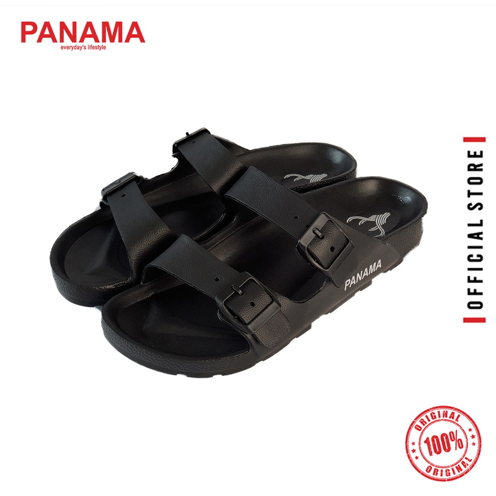 Panama Sandal Slop Pria Torso - Black