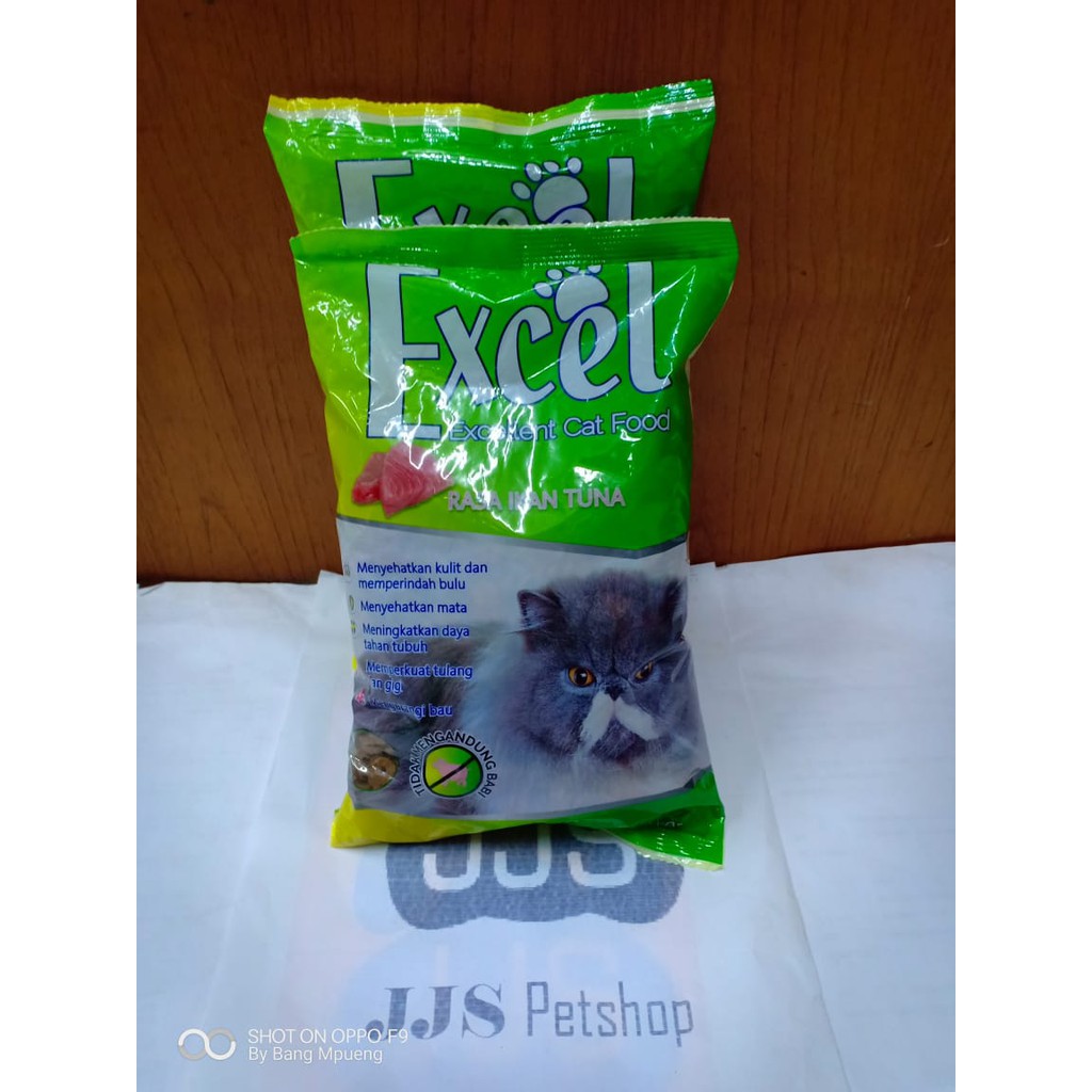 Makanan Kucing Kiloan Excel Cat 500gr
