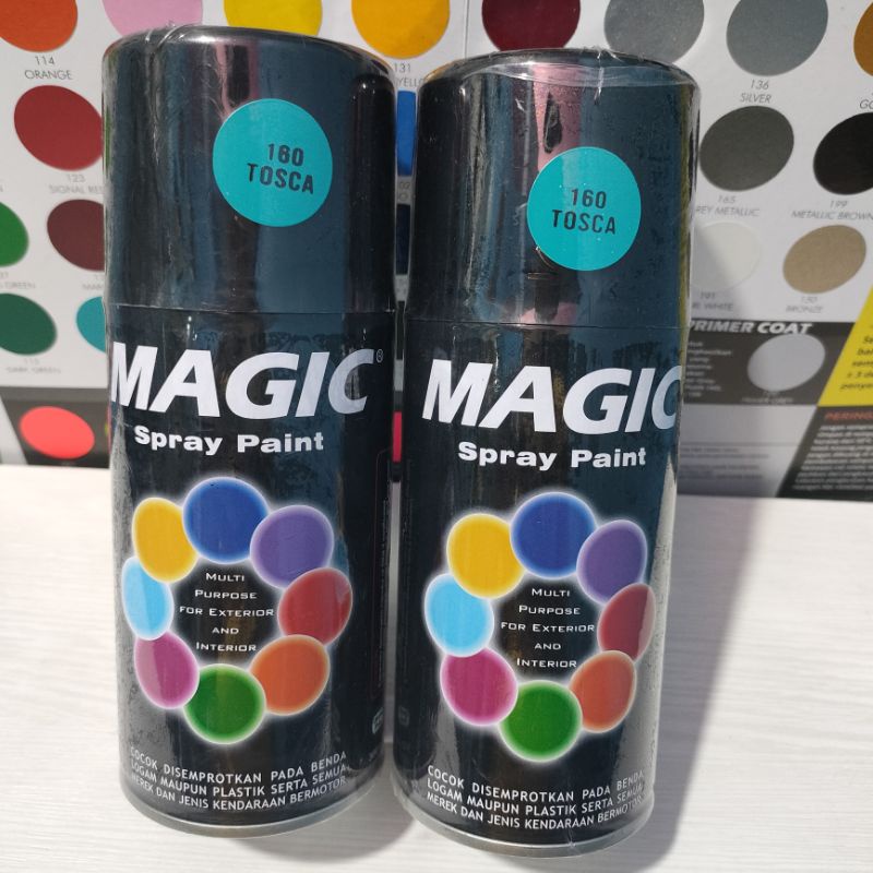 Magic Spray Paint Pilox Pilok Magic Tosca Hijau Toska 160 300cc Cat Semprot Serbaguna Magic Ukuran Besar 300 cc