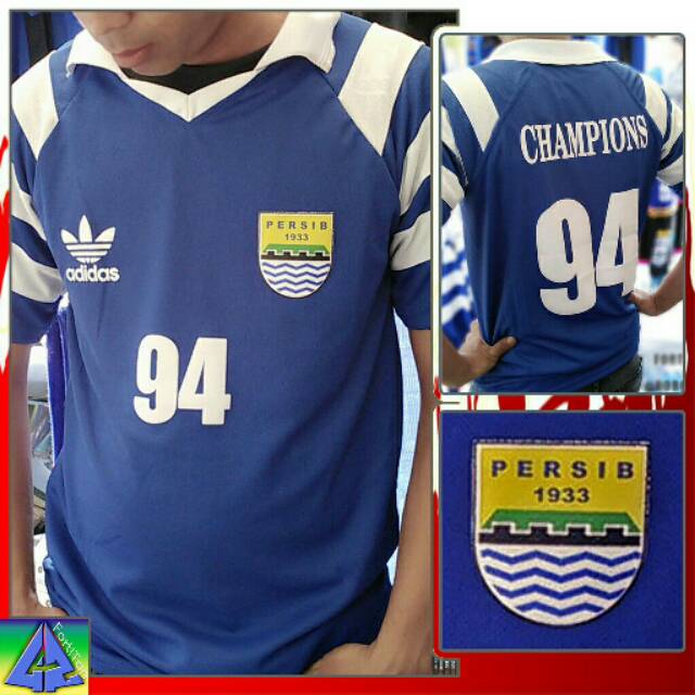 Kaos persib retro murah perserikatan 94 pria wanita