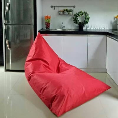 Bean Bag Triangel Polos Size M / Bean Bag Sofa / Kursi Santai / Bean Bag murah / Bean Bag dewasa