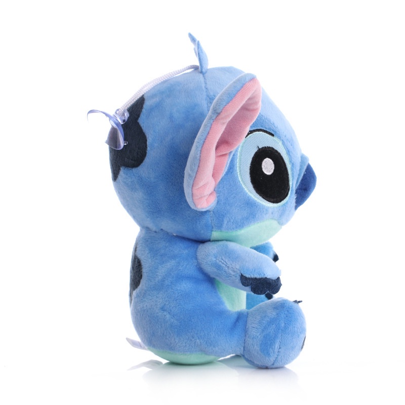 Mainan Boneka Stuffed Plush Kartun Stitch Disney Ukuran 12CM 18CM Untuk Hadiah Ulang Tahun Anak