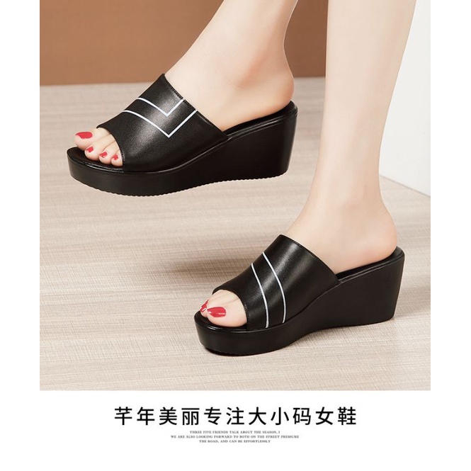 Sandal Wanita Kekinian 2023 sandal wedges/Sandal Wanita LASER