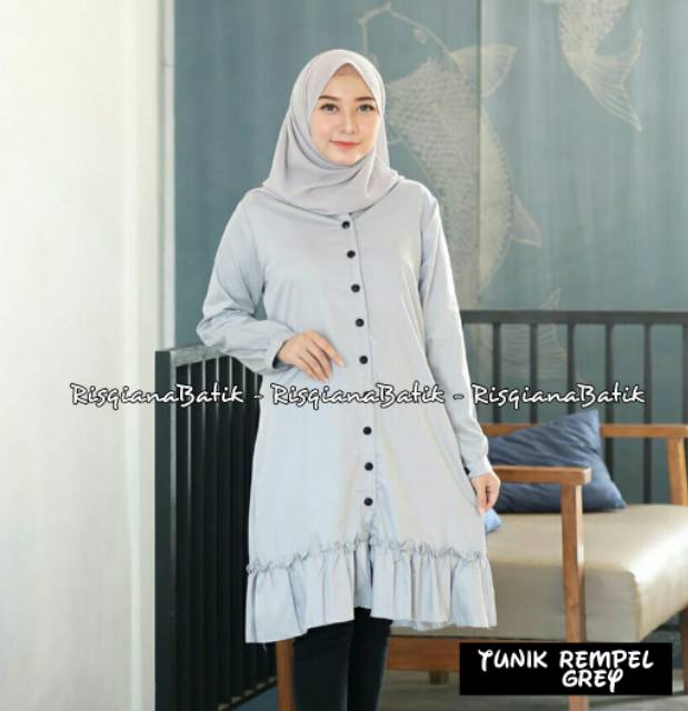 TUNIK KATUN TOYOBO FODU / LONG TUNIK / TUNIK TERLARIS / TUNIK REMPEL