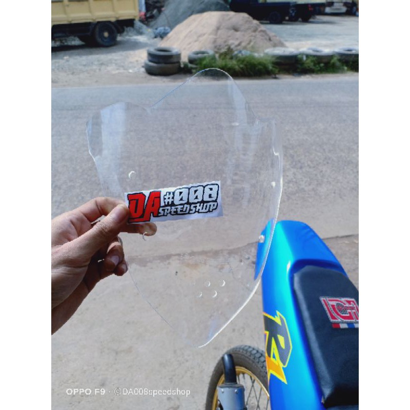 windshield visor ninja r bening putih transparan visor ninja r copy original visor ninja r variasi
