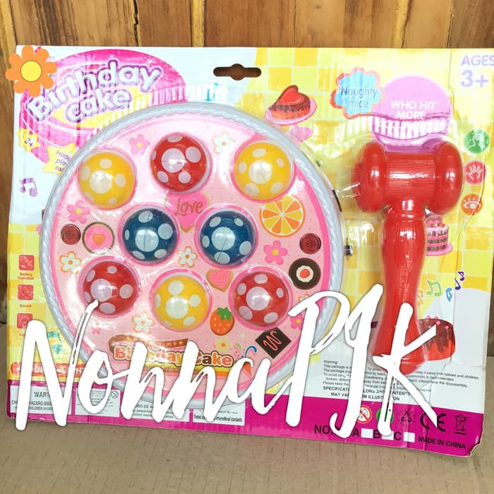 a mole mole mainan punching tikus whack memukul