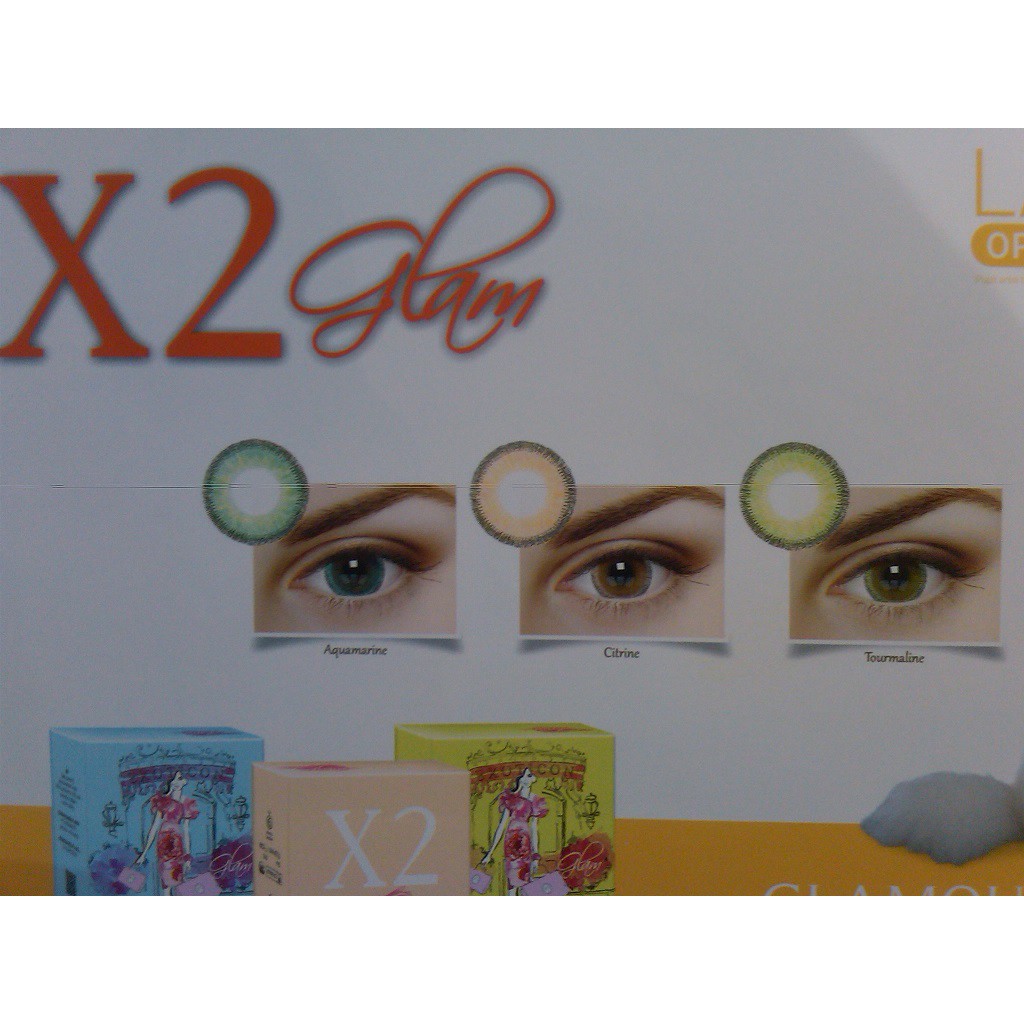 Softlens Warna Bulanan X2 Glam by Exoticon