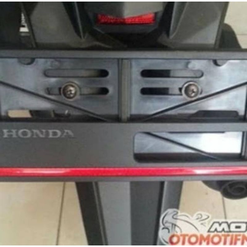 Cover tempat plat nomor motor original honda AHM vario beat scoopy pcx adv genio supra cb