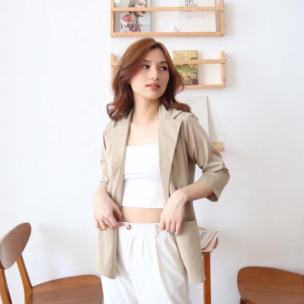 Blazer Longsleeve / Blazer Wanita / Outer Wanita / Jas Wanita MSMO Alexa