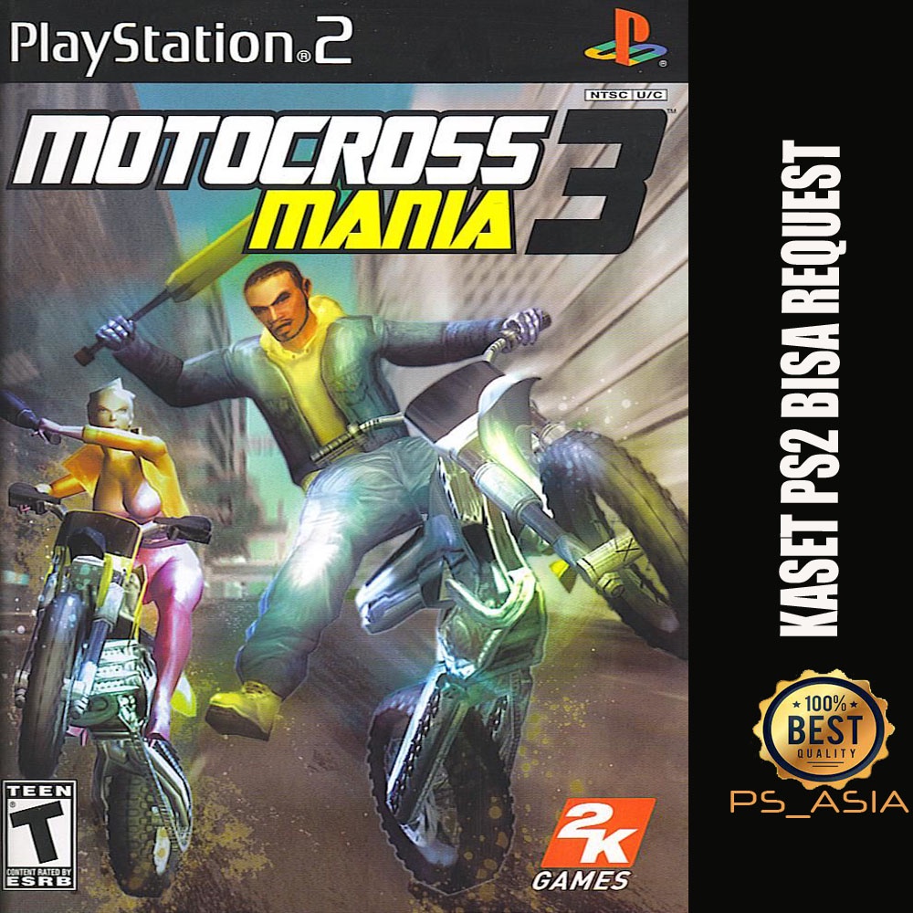 Kaset PS 2 Motocross Mania 3