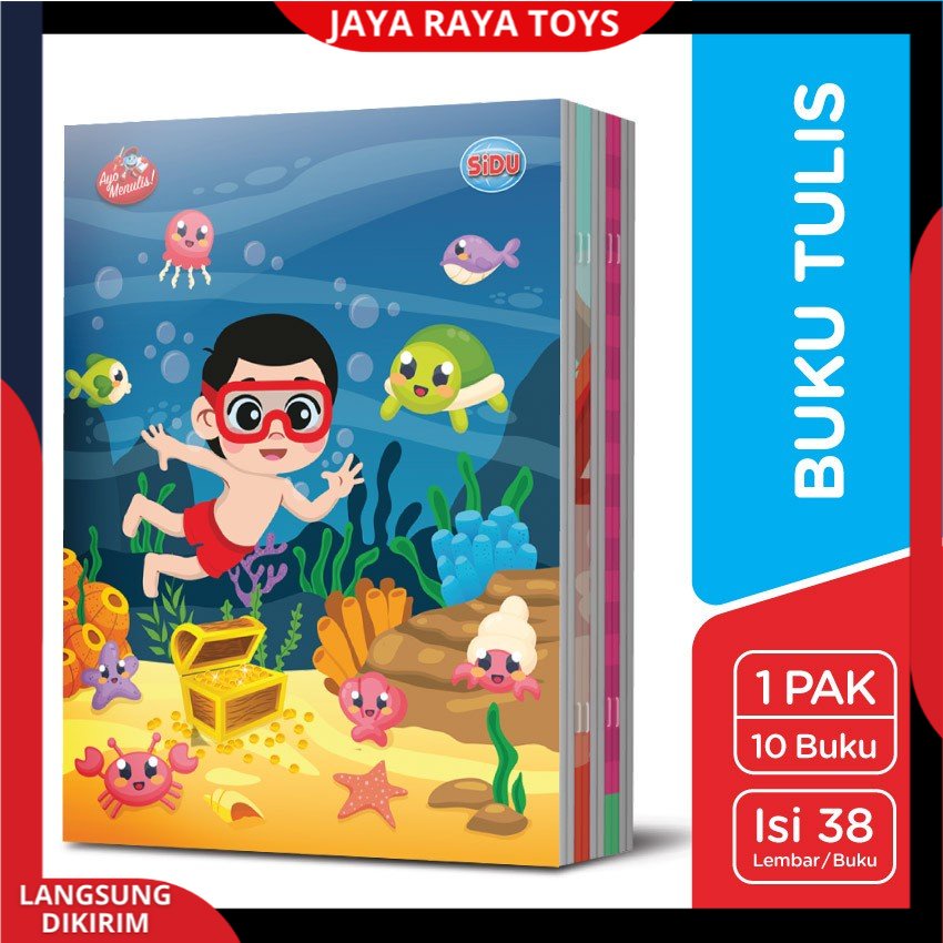 ( PROMO ) Buku Tulis Sidu 38 (10PCS) SIN-AR DUNIA 1 PACK 10 ISI BUKU