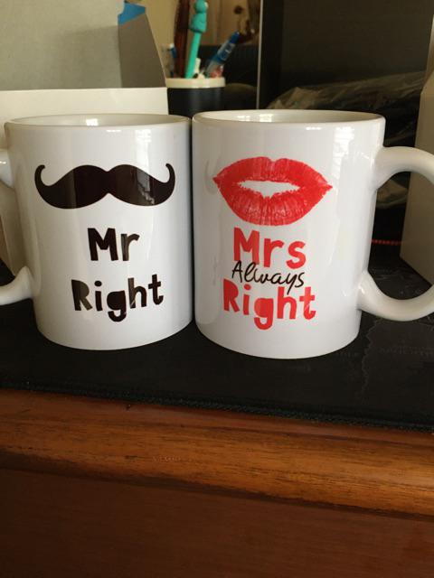 Mug Couple Mr & Mrs Nama By Request