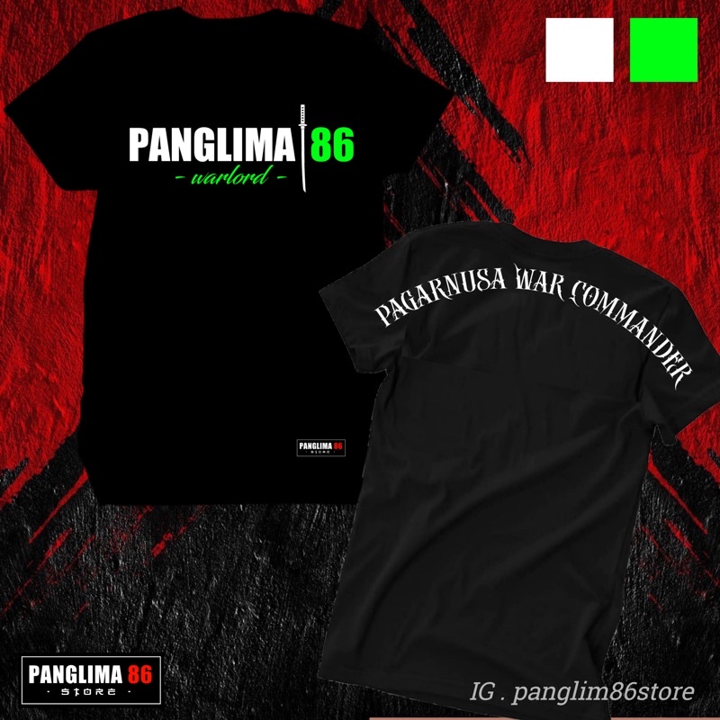KAOS PAGAR NUSA -Kaos Panglima86 Limited Edition