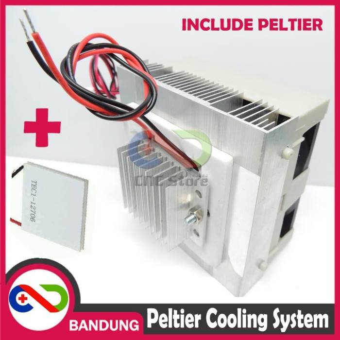 PELTIER COOLING SYSTEM KIT PENDINGIN PELTIER TEC1-12706 SET HEATSINK PELTIER