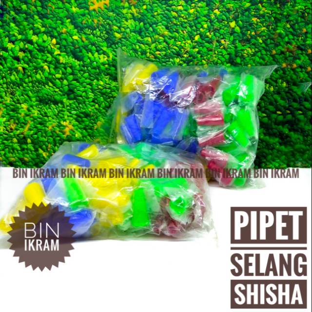 Pipet 1 pack isi 100 pcs Sedotan Pipet