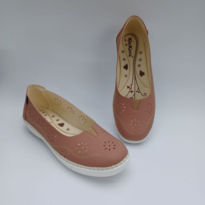 sepatu wanita big size slip on murah. new aulia 09