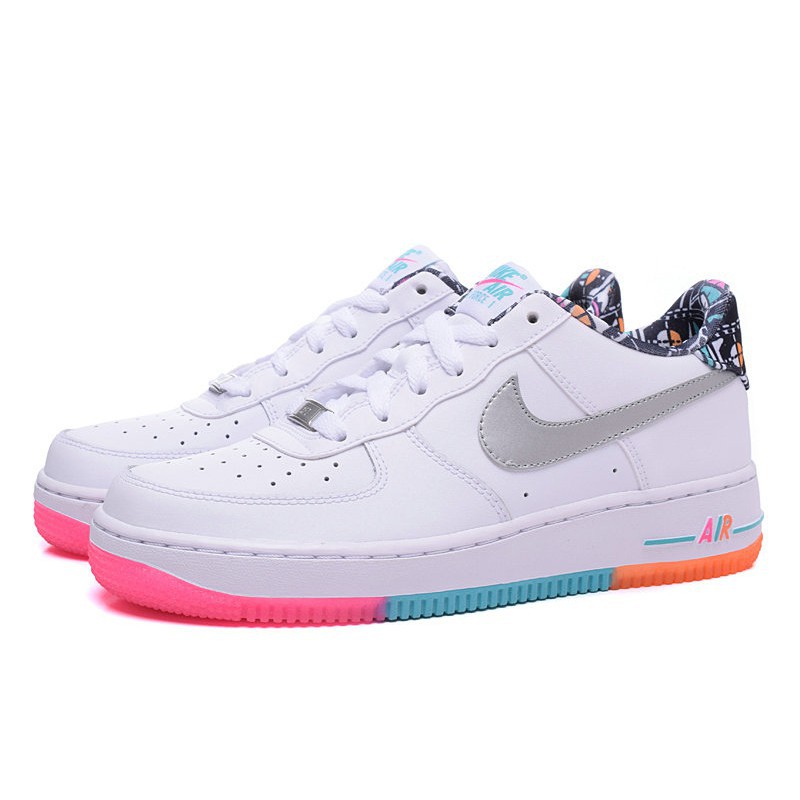 air force 1 gray and pink