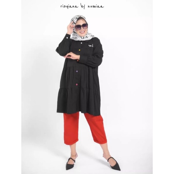 TERBARU ATASAN WANITA TERLARIS TUNIK RIZQIANA BY NUMIAA
