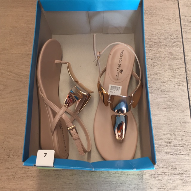 Sepatu Sandal Wedges Montegobay By Payless Original Store JASA TITIP