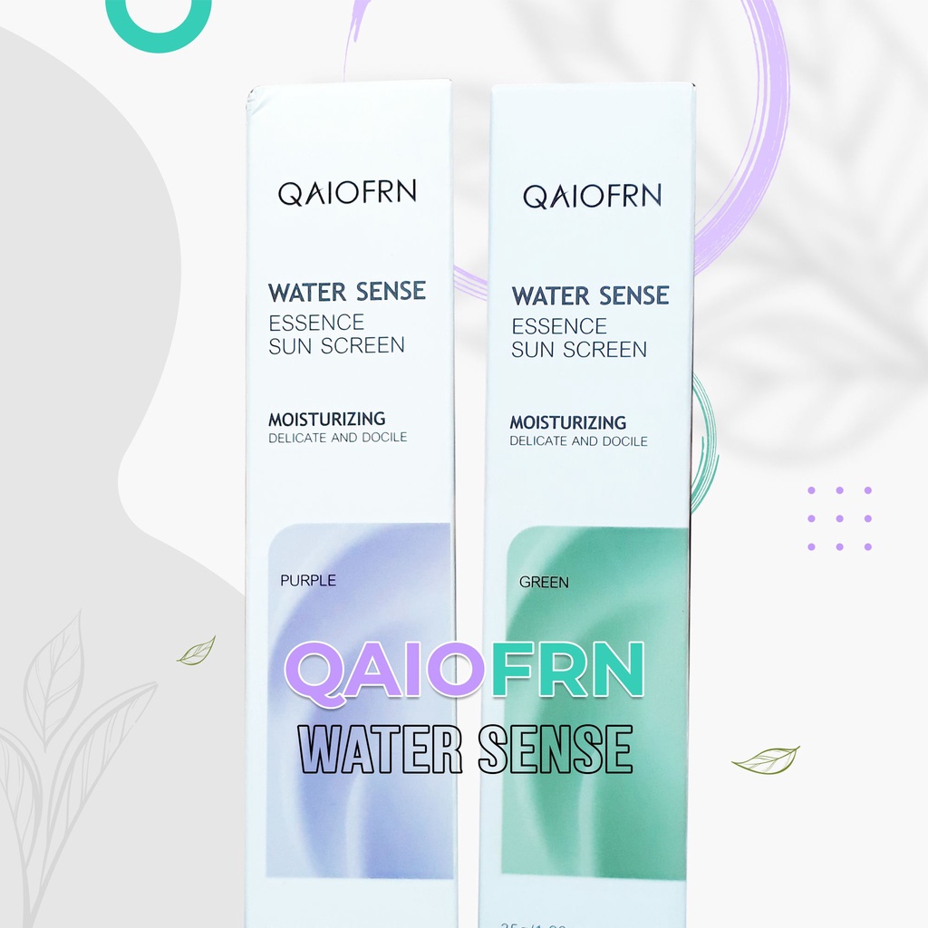 QAIOFRN WATER SENSE ESSENCE SUN SCREEN / MOISTURIZING / DELICATE ANDA DOCILE / QF102 / QF103