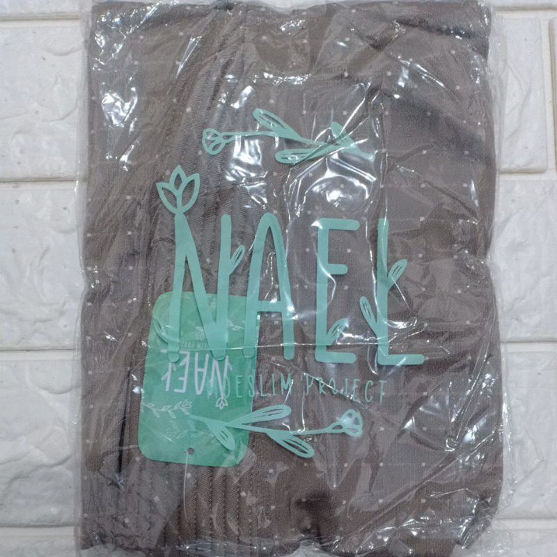 JILBAB INSTAN PAD AYRIN ALLINE OVAL POLOS-Abu Silver