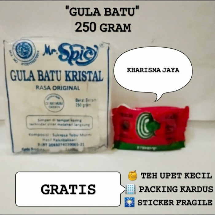 

PROMO Gula Batu Kristal Rasa Original