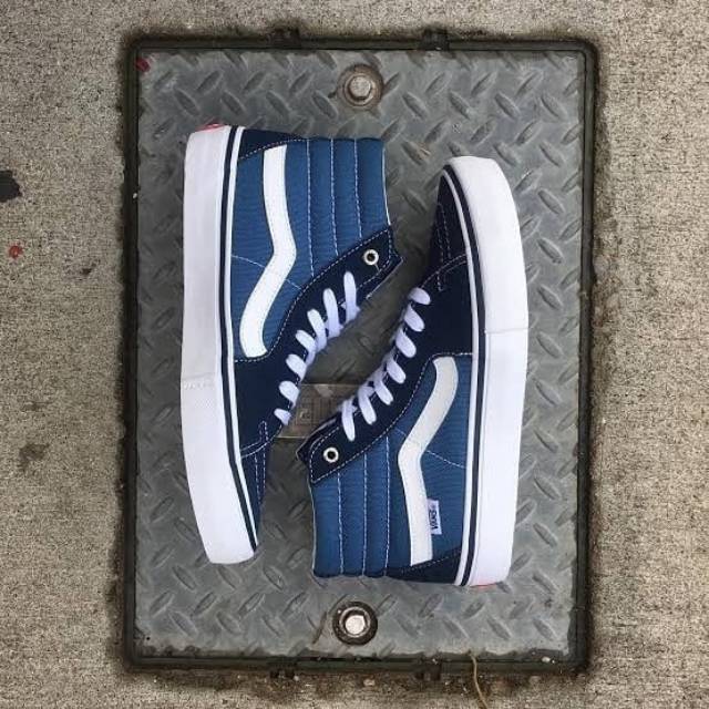 vans sk8 hi navy pro