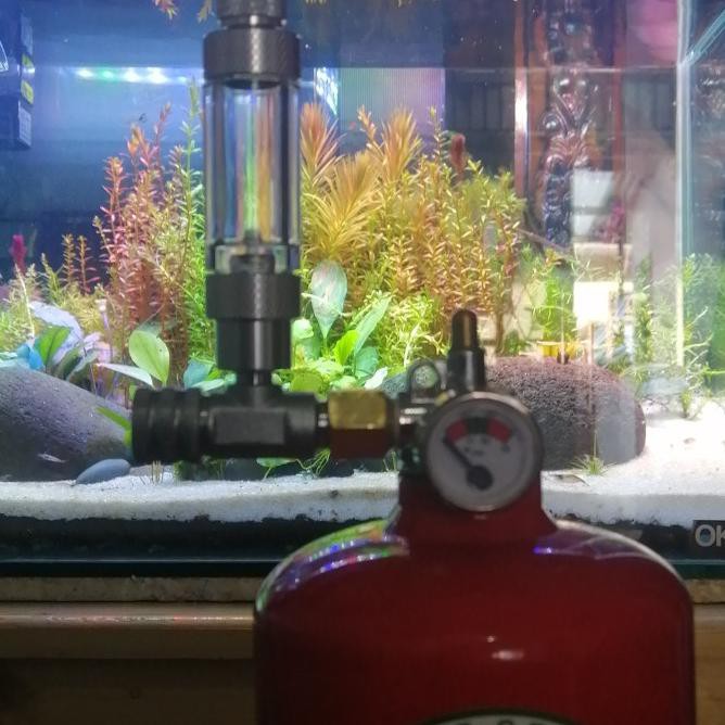 ❝ Tabung Co2 Cisod Diy Aquascape - Merah €