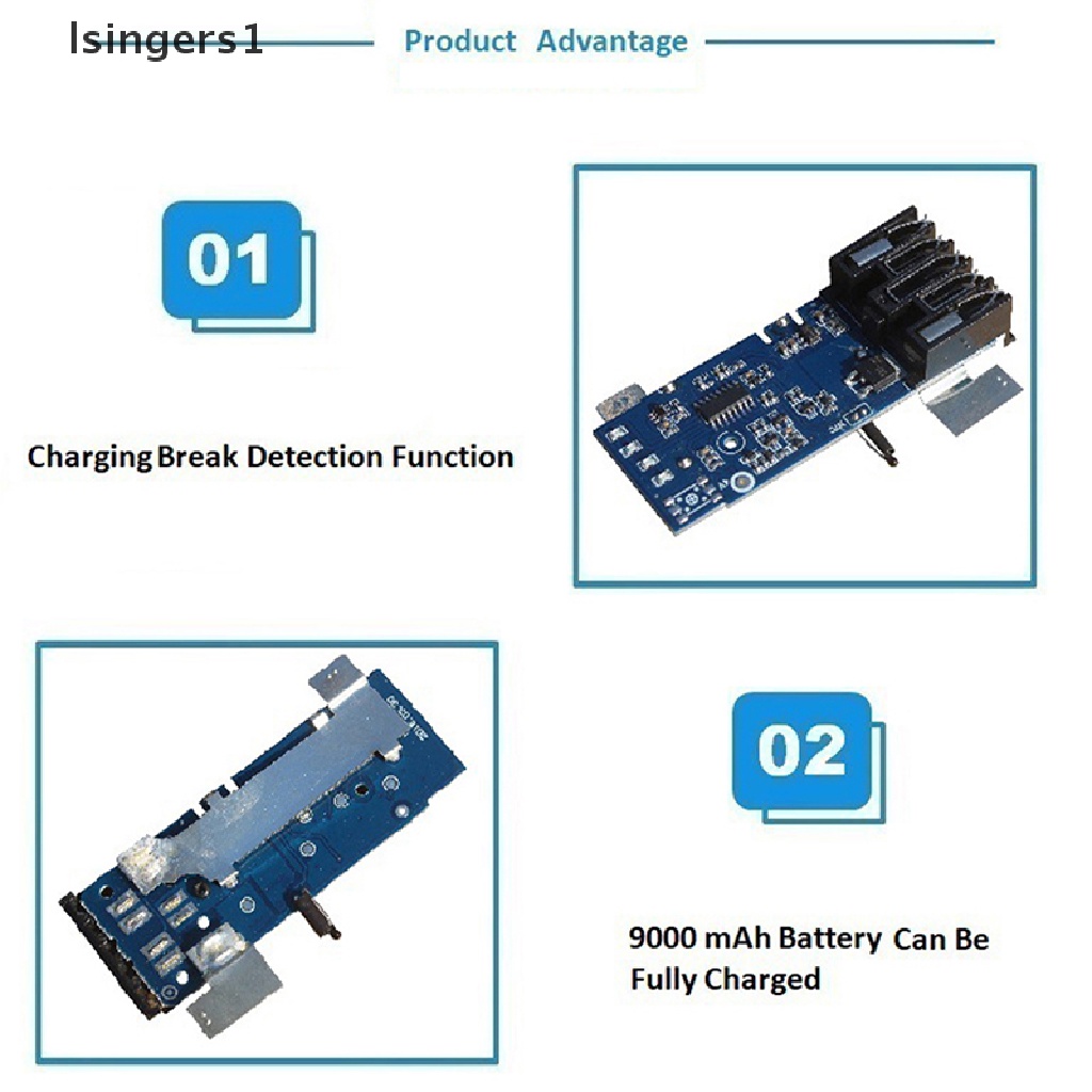 (lsingers1) M18 Papan Sirkuit PCB Charger Baterai Untuk Milwaukee M18