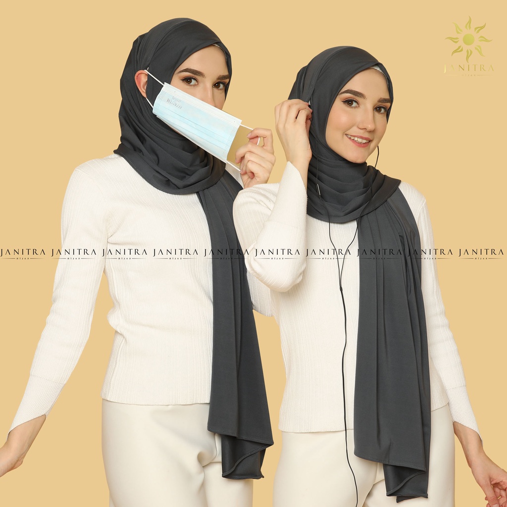 Pashmina Instan Jersey New Normal Series | Pashmina Lubang Telinga-4