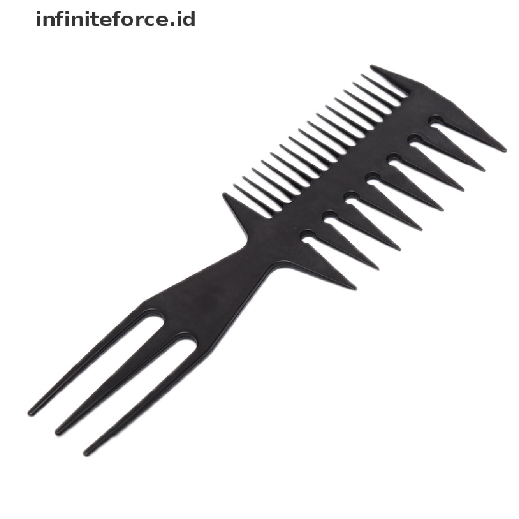 Infiniteforce.id Sisir Brush Gagang Kayu Peralatan Potong Rambut / Salon / Barber