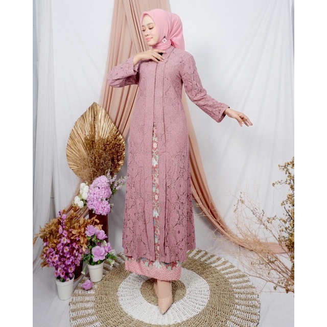 SET KEBAYA HAYATI /  SET KEBAYA WISUDA / SET KEBAYA PESTA / SET KEBAYA KARTINI / SET KEBAYA KUTU BARU / SET KEBAYA TERBARU 2021 / SET KEBAYA  MIRA JAYA-Lafender