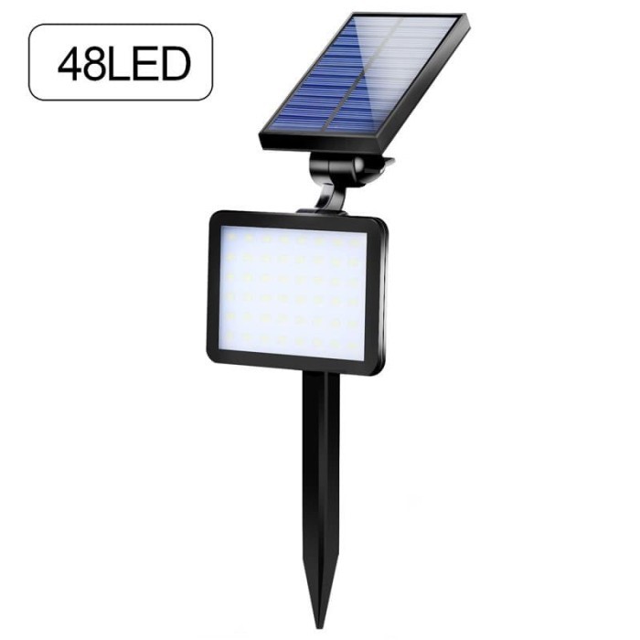 Lampu Taman Super Bright Solar Panel 48 LED 6000-6500K