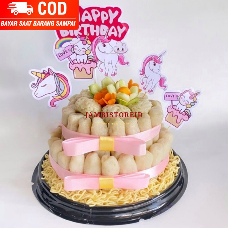 

(JAMBISTOREID) KHUSUS KOTA JAMBI JANGAN DIPESAN SEBELUM KONFIRMASI Pemcake Pempek Cake Premium Kue Ulang Tahun Unik Tema Girly Unicorn Anak Perempuan Jambi Acara Syukuran Aqiqah Akikah