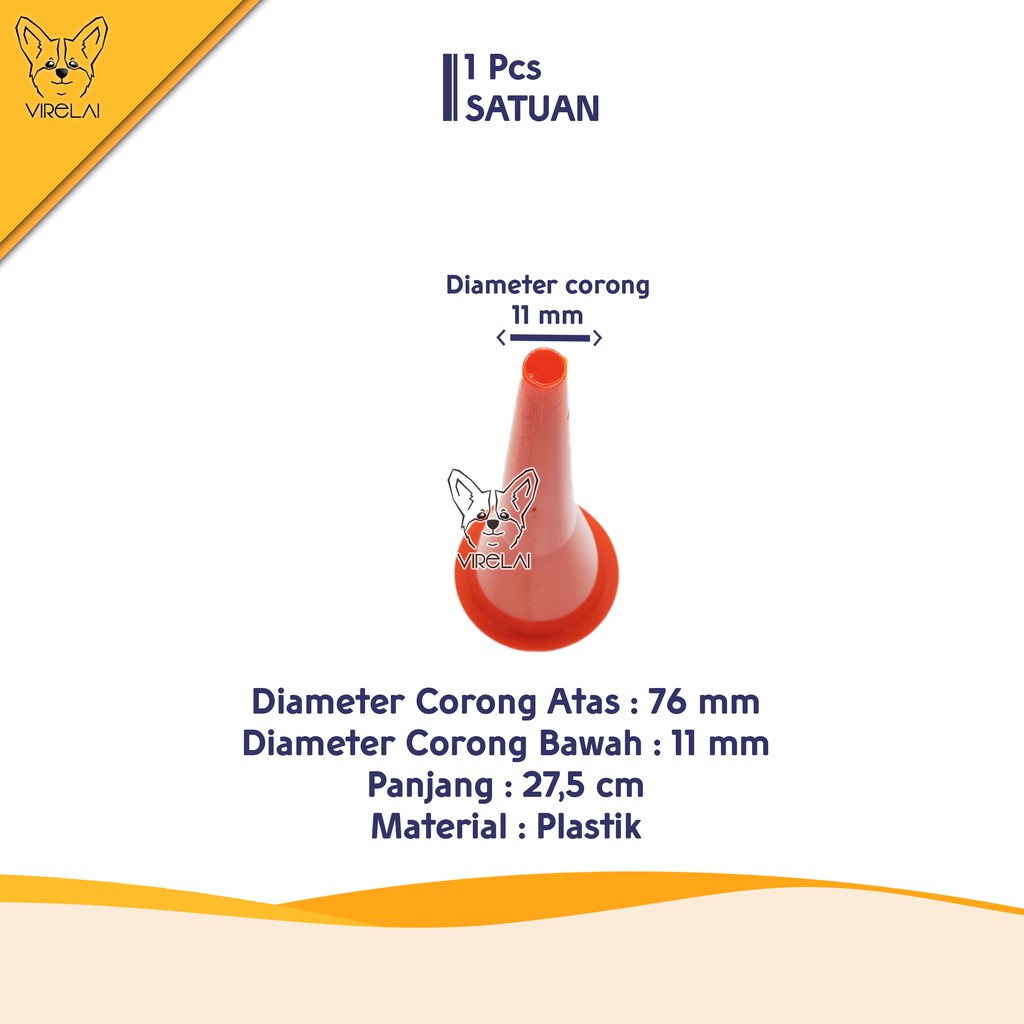 Corong Belalai Oil 145 mm / Corong Hopkins Oli Model Panjang