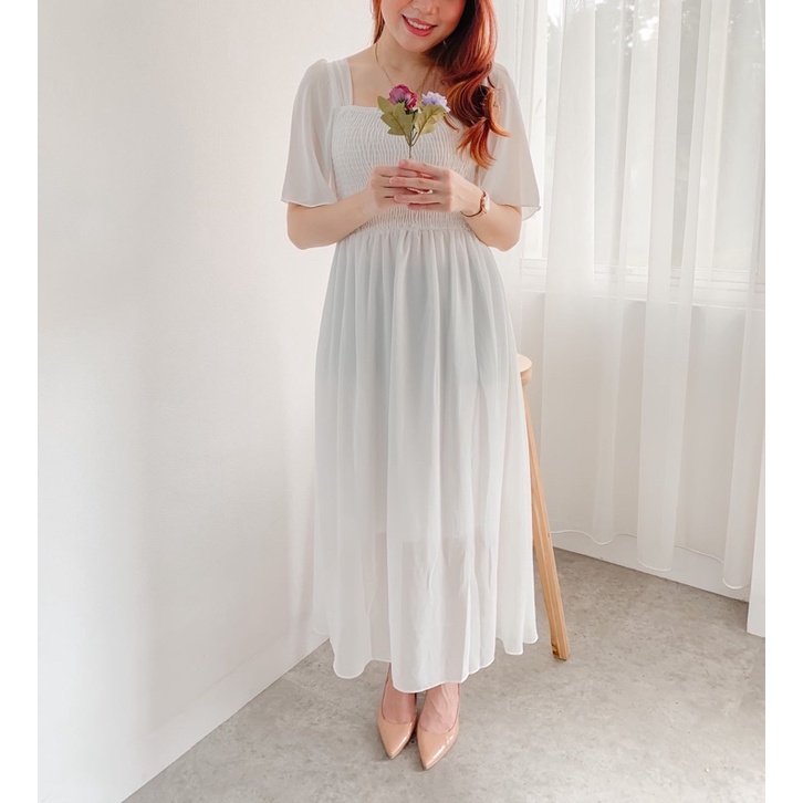 SALE - Gemma Korean Midi Vintage Dress