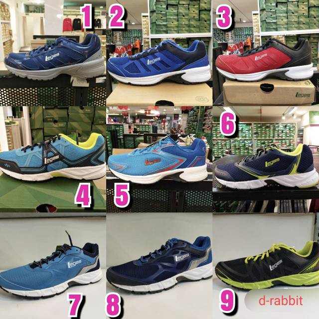 Sepatu league legas running shoes pria cowo asli ori murah promo diskon