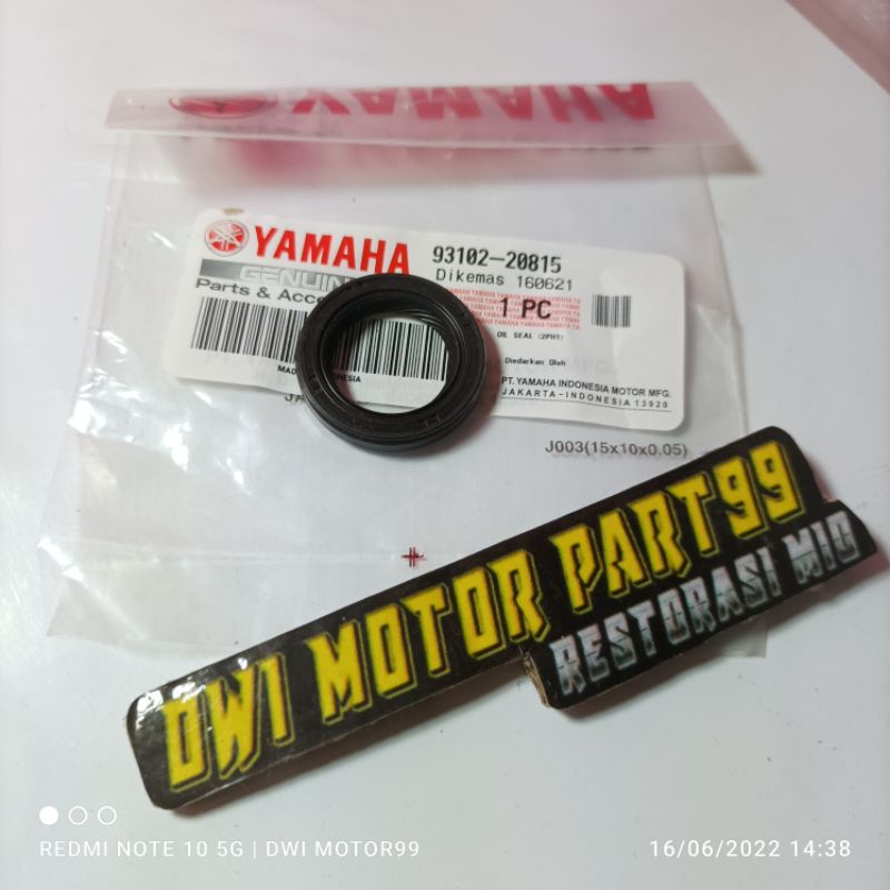 SEAL AS PULLY BELAKANG MIO M3 S Z SOUL GT X RIDE 125 FREEGO ORIGINAL YAMAHA