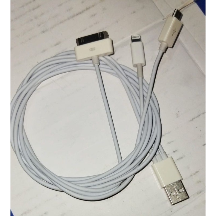 kabel cas cabang 3, charger micro, iphone dn samsung